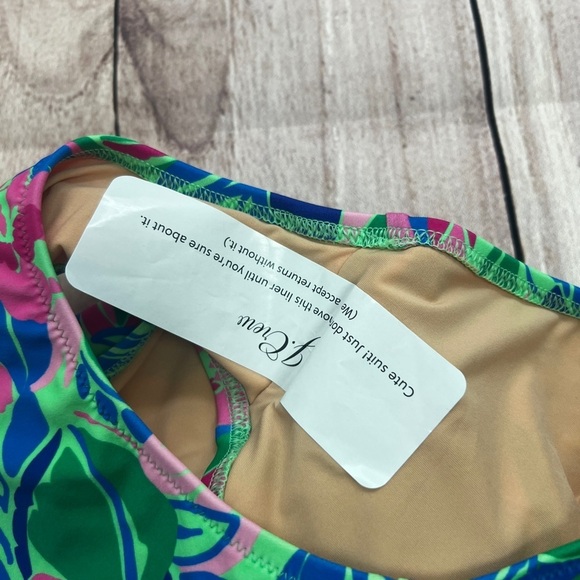 NEW J.Crew Factory Tropical Bright Floral Multi-Color High Waisted Bikini Bottom - Picture 4 of 7